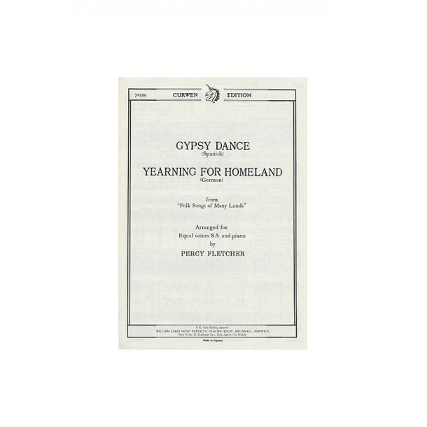 Gypsy Dance/Yearning For Homeland (SSA/Piano)