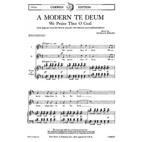 Donald Swann: A Modern Te Deum (2-Part/Piano Or Organ)