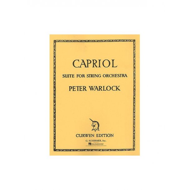 Peter Warlock: Capriol Suite (Score And Parts)