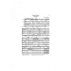 Ralph Vaughan Williams: String Quartet In G Minor Score