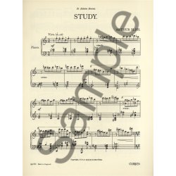 Arthur Bliss: Study For Piano