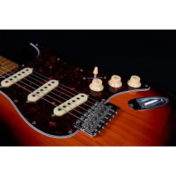 JS300 Elektrisk Guitar fra Jet Guitars - Sunburst: Roasted Maple Fretboard