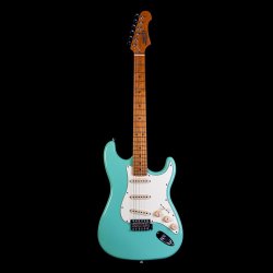 JS300 Electric Guitar from Jet Guitars - Green: Roasted Maple Fretboard