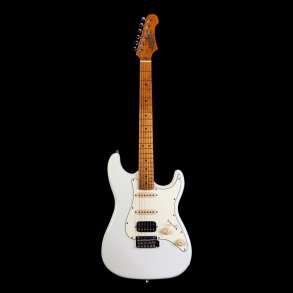 JS400 Electric Guitar from Jet Guitars  - White : Roasted Maple Fretboard