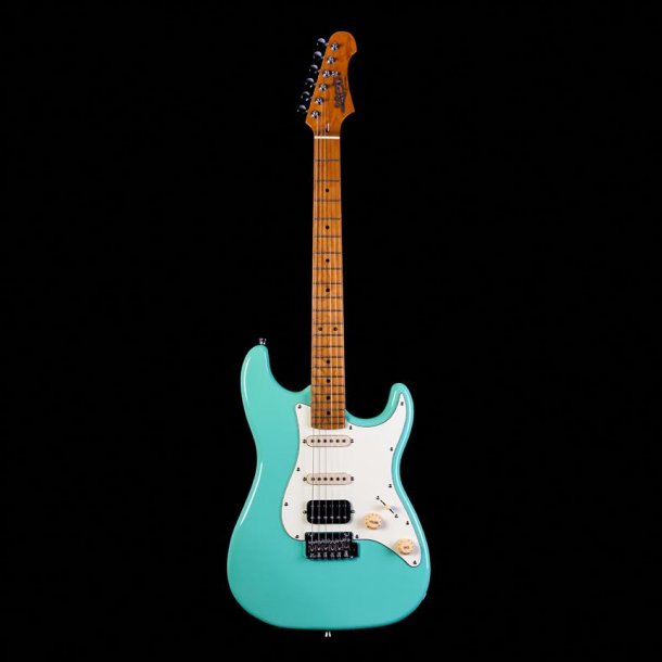 JS400 Electric Guitar from Jet Guitars  - Green : Roasted Maple Fretboard