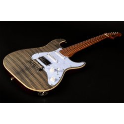 JS450 Elektrisk fra Jet Guitars - Trans Black : Roasted Maple Fretboard