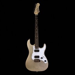 JS500 Electric Guitar from Jet Guitars  - Silver Sparkle : Ebony Fretboard