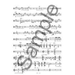 Mikko Heini&ouml;: Minimba I - For Four Guitars (Parts)