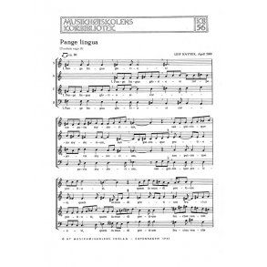 PANGE LINGUA,  KORP. SATB