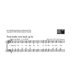 NIELS LA COUR FRED HVILER OVER LAND OG BY SATB