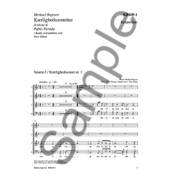 KRLIGHEDSSONETTER, KORPART.