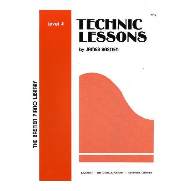 Bastien Piano Library Technic Lessons Level 4
