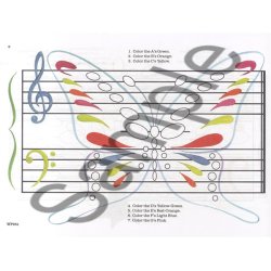 Jane Smisor Bastien: Note Designs - A Coloring Note Speller