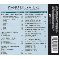 Piano Literature - Volume 5 (CD)