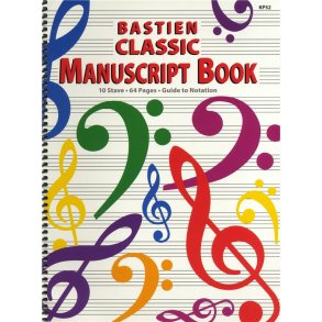 Bastien Classic Manuscript Book