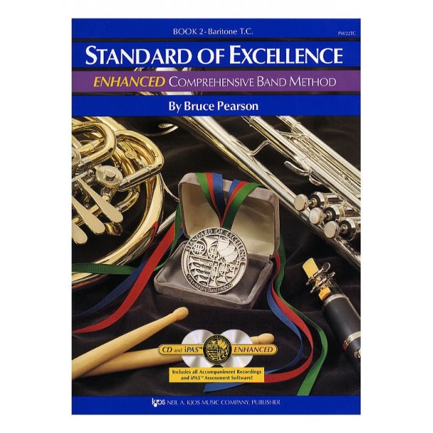 Standard Of Excellence: Enhanced Comprehensive Band Method Book 2 (Baritone Treble Clef)