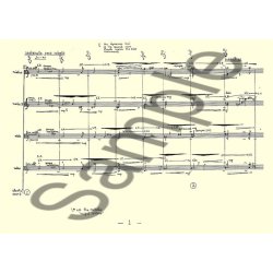 Kaija Saariaho: Nymphea (Score)