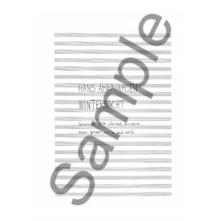 Hans Abrahamsen: Winternacht - 87 Version (Score)