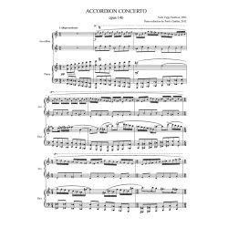 Niels Viggo Bentzon: Accordion Concerto (solo accordion and piano reduction)
