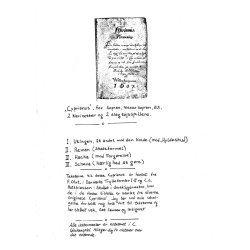 Cyprianus Partitur, Kopi