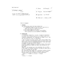 Bent Srensen: Four Strange Songs