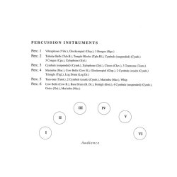 Buck Masques (6 Percussion Groups) Score