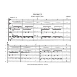 Buck Masques (6 Percussion Groups) Score