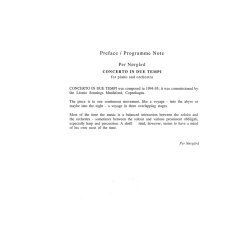 Per Nrgrd: Piano Concerto - Concerto In Due Tempi