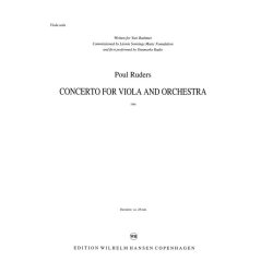 Poul Ruders: Concerto For Viola And Orchestra (Viola Solo)