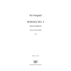 Per Nrgrd: Sonata No.3 (cello)