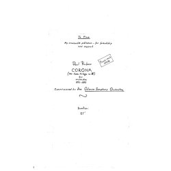 Ruders Corona Orchestra F/S (Copy)