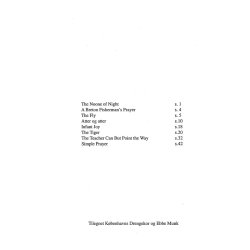 Palle Mikkelborg: A Noone Of Night (2 harp version), Player's score