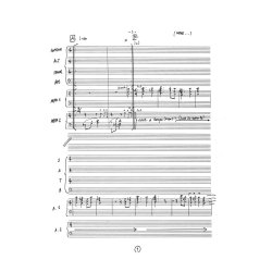 Palle Mikkelborg: A Noone Of Night (2 harp version), Player's score