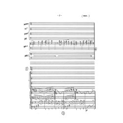 Palle Mikkelborg: A Noone Of Night (2 harp version), Player's score