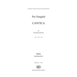Per Nrgrd: Cantica (Score and part)