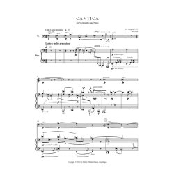 Per Nrgrd: Cantica (Score and part)