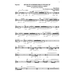 Peter Bruun: Where A Summer Suddenly Arises (Score and parts)