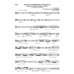 Peter Bruun: Where A Summer Suddenly Arises (Score and parts)