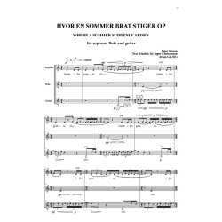 Peter Bruun: Where A Summer Suddenly Arises (Score and parts)