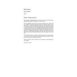 Bent Srensen: Lullabies