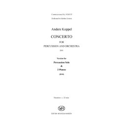 CONCERTO FOR PERCUSSION AND ORCHESTRA