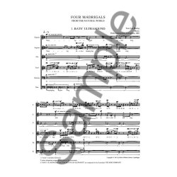 Pelle Gudmundsen-Holmgreen: Four Madrigals From The Natural World