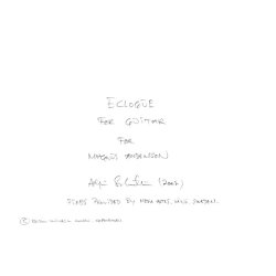 Asbjrn Schaathun: Eclogue