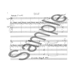 Koppel A Exile Score/Part Ob/Pf