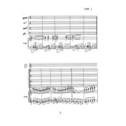 Palle Mikkelborg: A Noone Of Night (1 harp version) Score