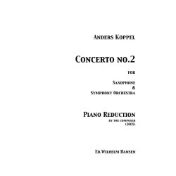Koppel A Concerto No.2 For Sax Sc/Pt