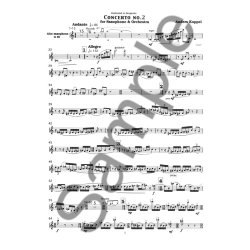 Koppel A Concerto No.2 For Sax Sc/Pt