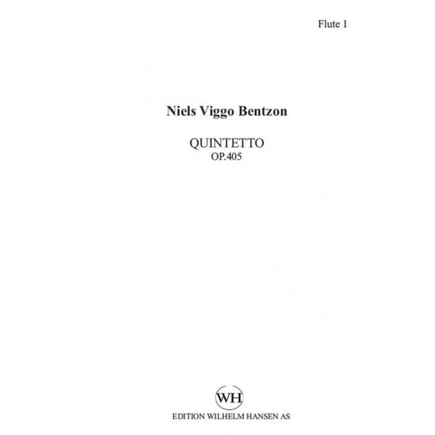 Bentzon Quintetto Op.405 Flt Part