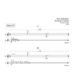 Hans Abrahamsen: Mit Grnne Underlag (Score and parts)