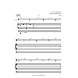Hans Abrahamsen: Mit Grnne Underlag (Score and parts)